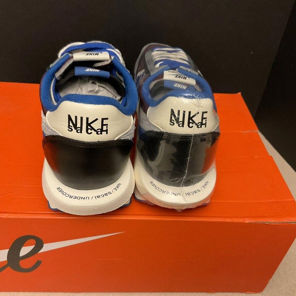 New! Mens Nike LD Waffle SU LDWAFFLE Sacai Undercover Night Maroon Royal. SZ 11M - Picture 9 of 11